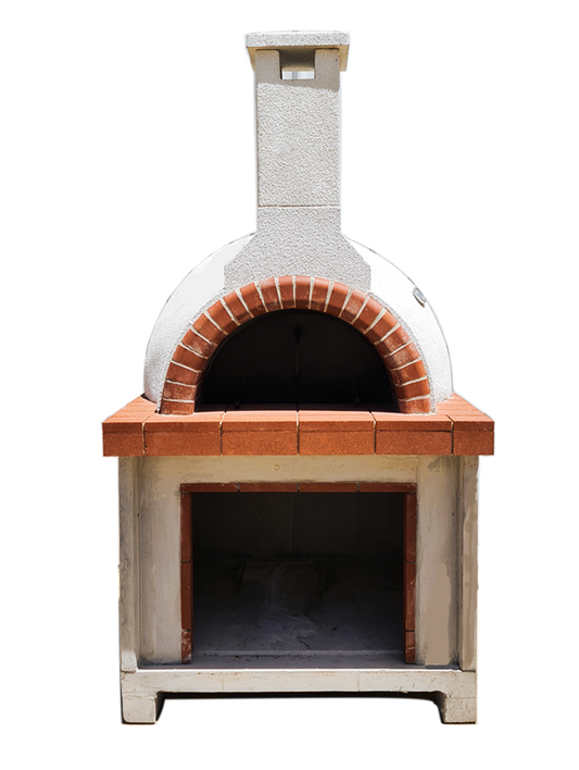 Deluxe Tuscan Pizza Oven with Thermal Dome and Red Brick Features