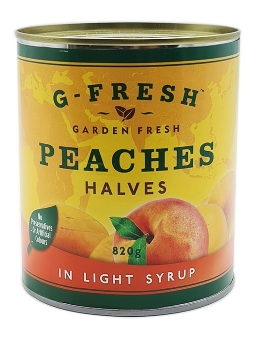 Tinned Peaches (Halves) 820g Tin