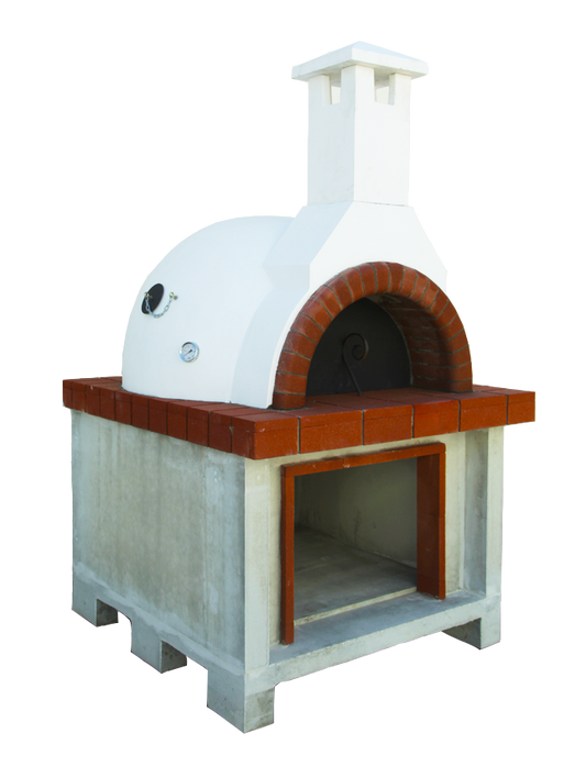 Traditional Tuscan Pizza Oven with Red Brick