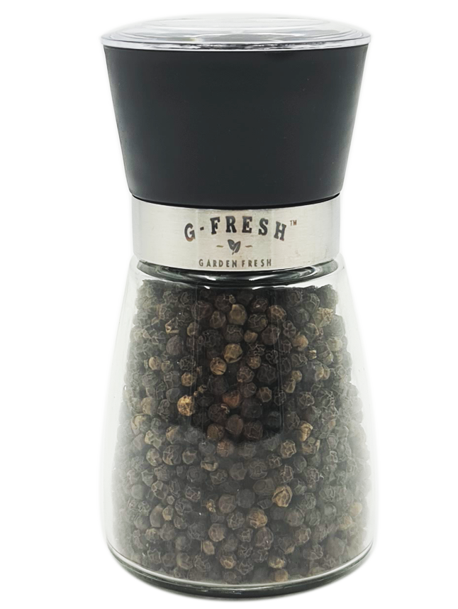 Refillable Black Pepper Grinder Glass G Fresh Refillable Black Pepper Grinder Glass G Fresh