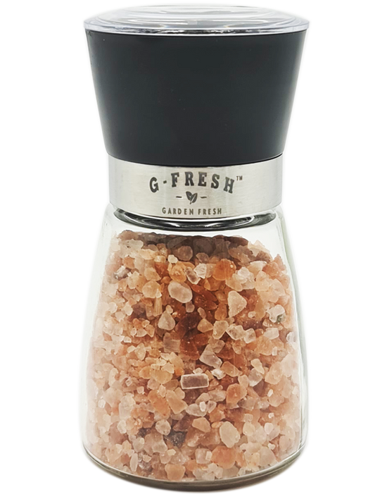 Refillable Himalayan Pink Salt Grinder (Glass)