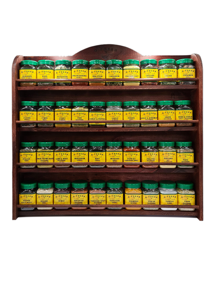 Pro Rustic Jarrah spice rack full