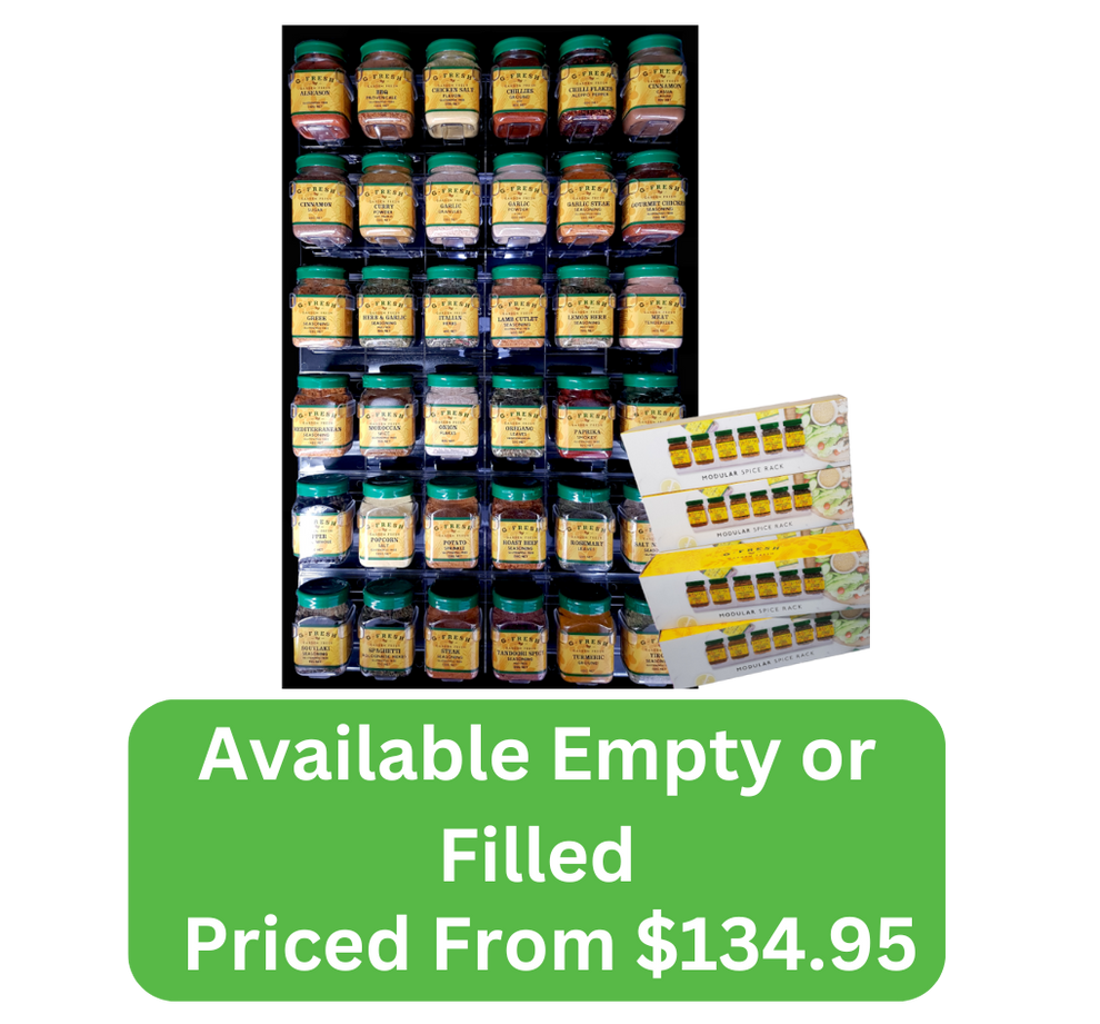 Modular Spice Rack 6 Pack – G-Fresh