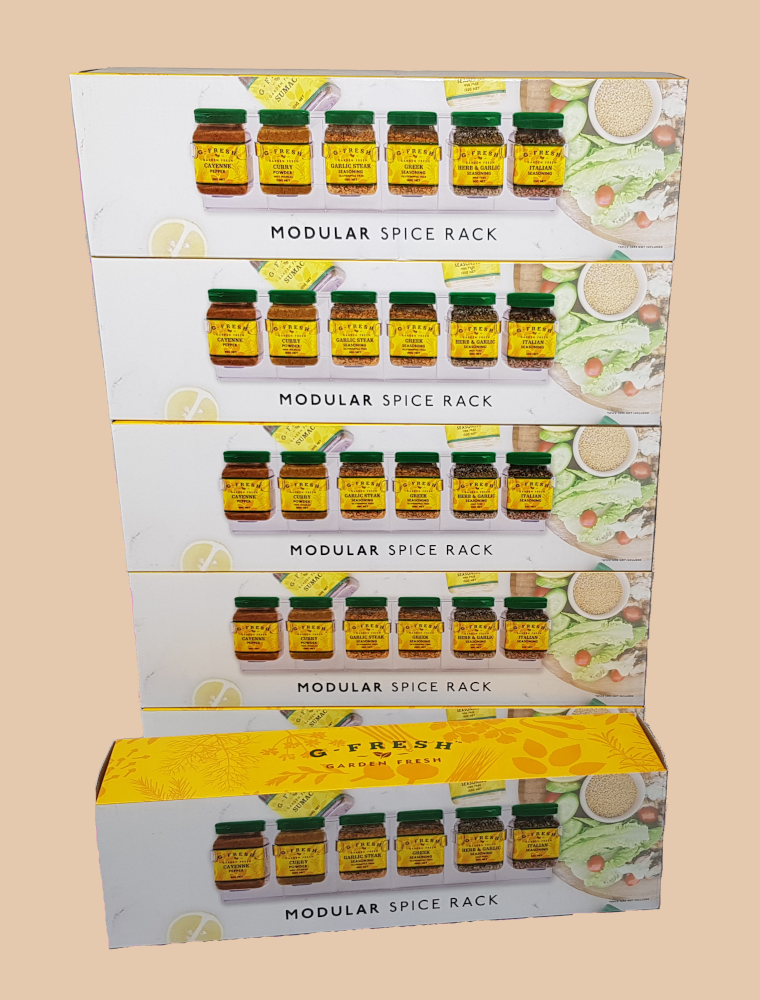 Modular Spice Rack Single and Multi Pack
