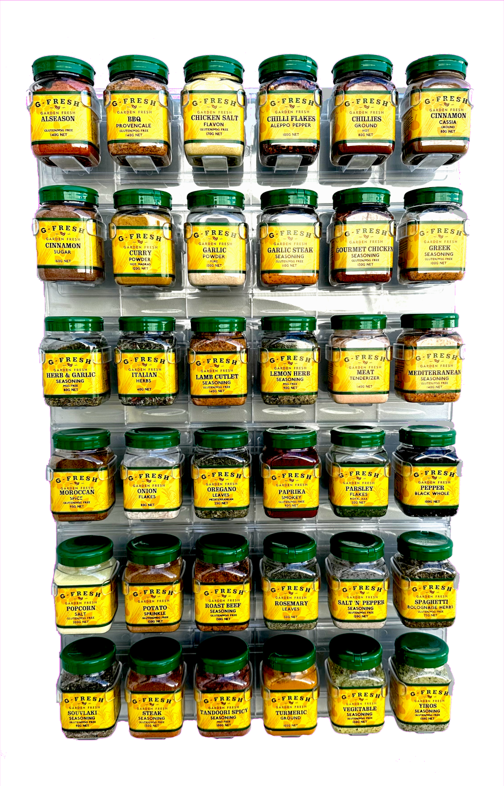 Modo Spice Rack Modular Spice Rack 6 Pack – G-Fresh