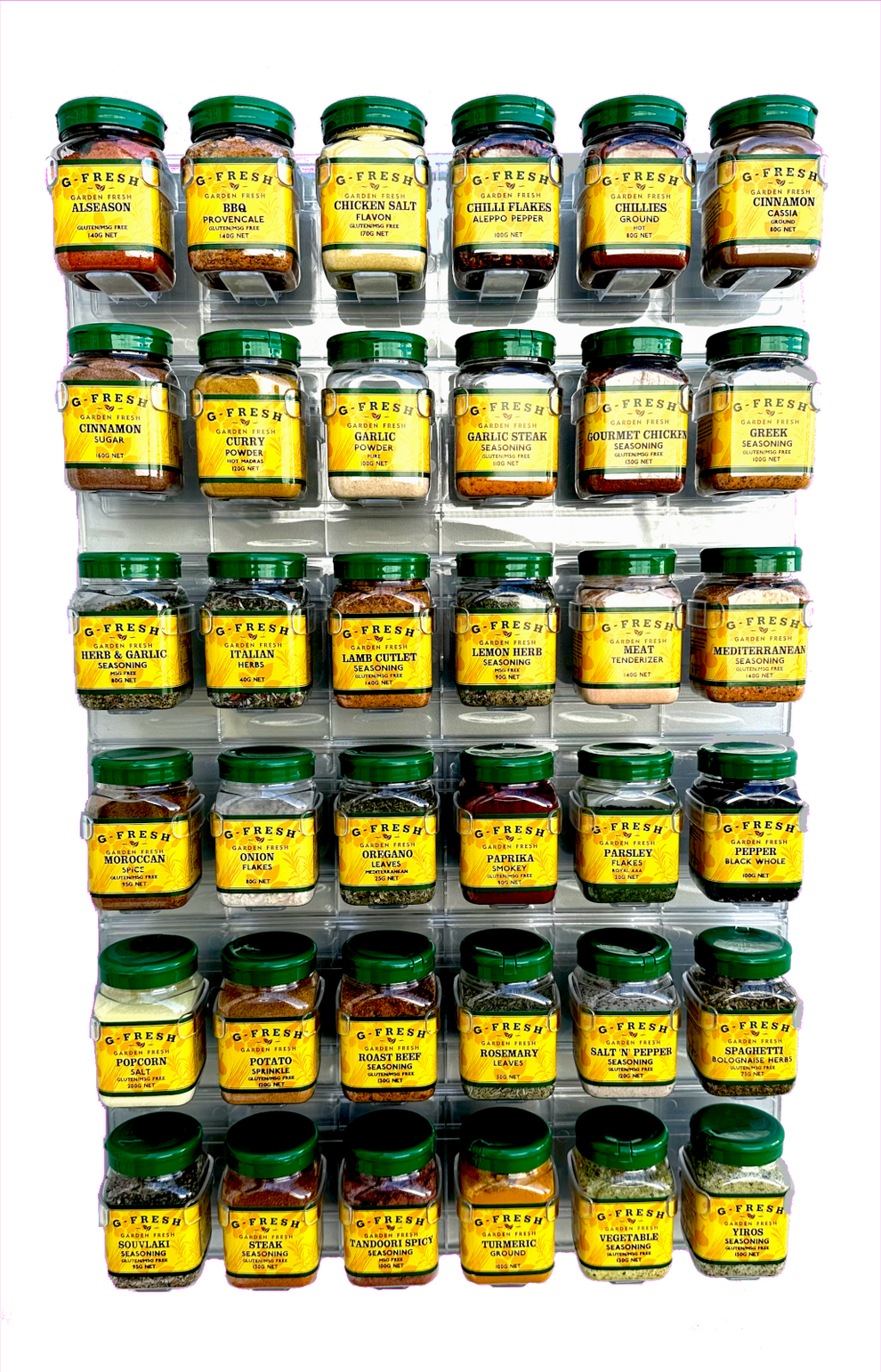 Modular Spice Rack 6 Pack – G-Fresh